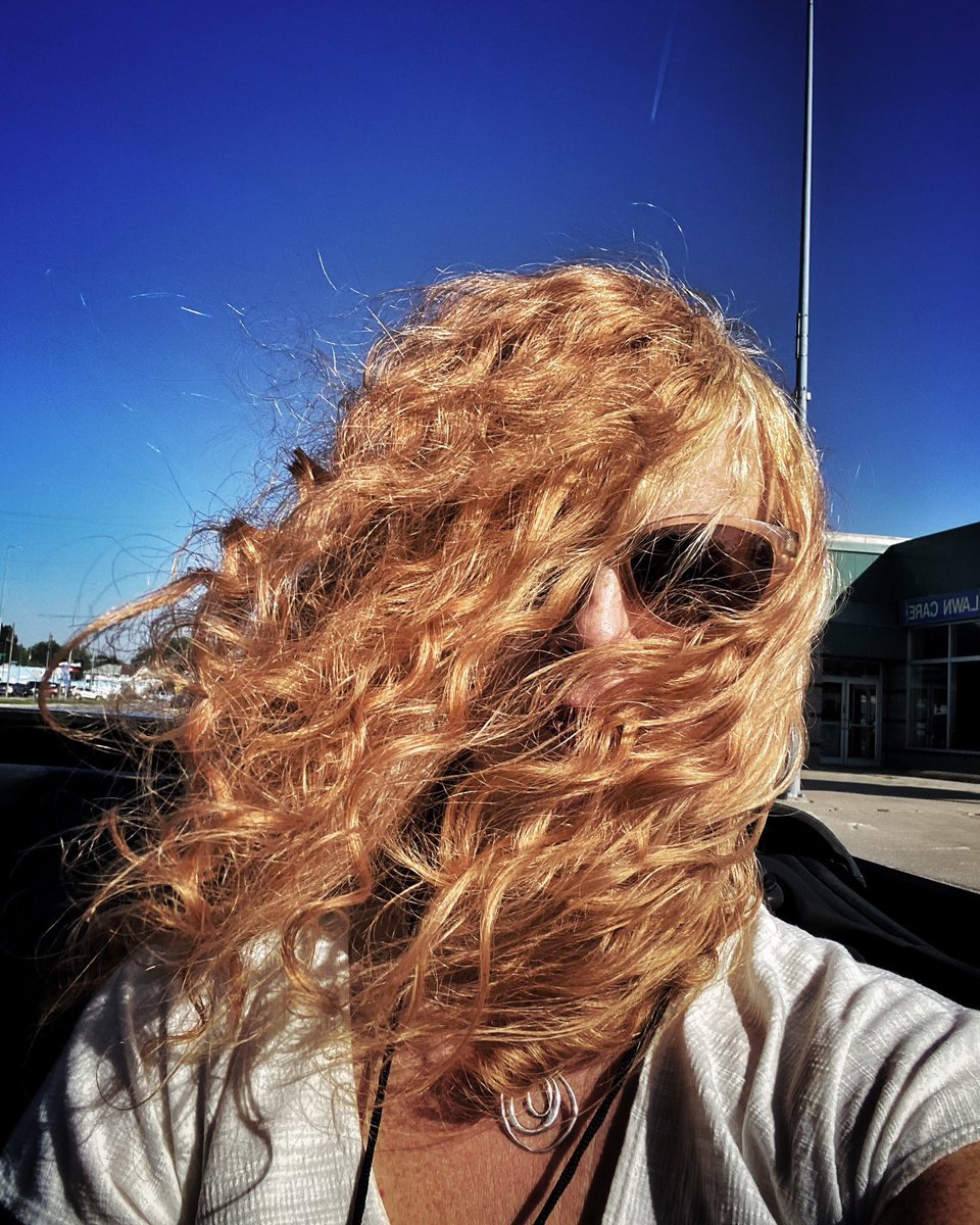 The open-air convertible lifestyle brings out my inner Cousin Itt