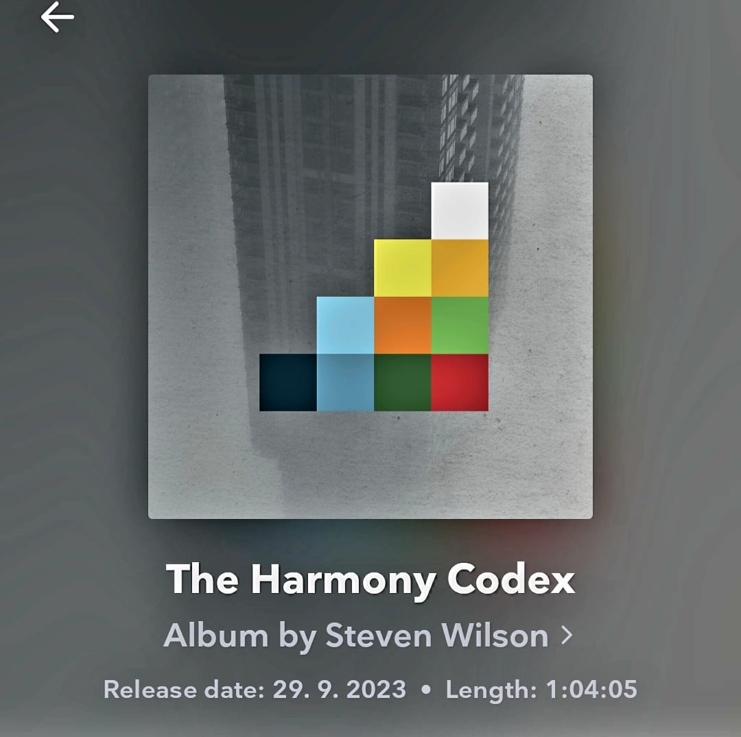 JohnMar77301444's tweet photo. The Harmony Codex ~by Steven Wilson
https://t.co/c7T9zeVsas

#Bandcamp #Music #ElectronicJazz #progressiverock #rock #artrock #postprogressive #KingstonUponThames #NYC #Brooklyn #Queens #Bronx #StatenIsland #LongIsland #Art #AlbumArt #SaturdayMood https://t.co/Kp7E2gf6Lw
