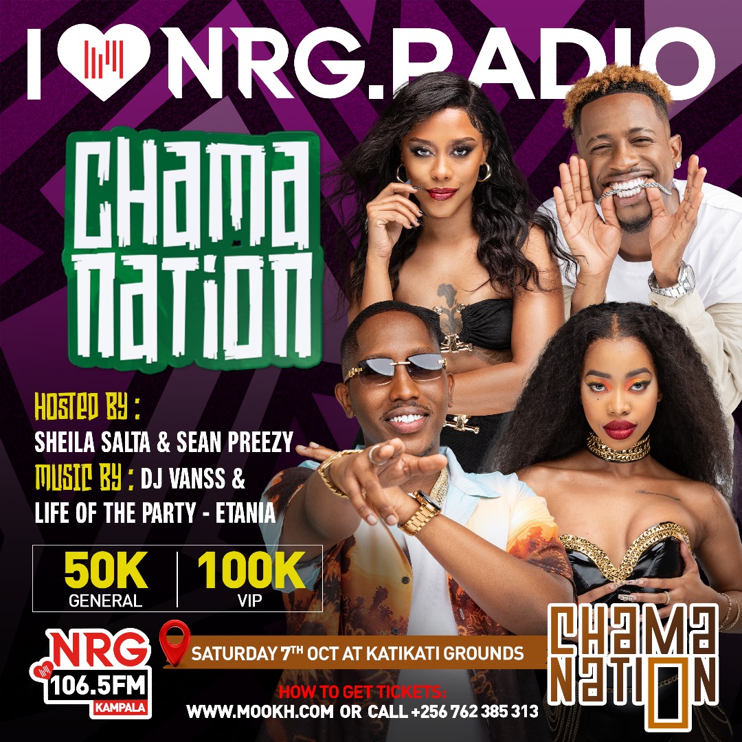 Baddmanjoker's tweet photo. It's a #ChamaNation parte, and we shall be there to unlock fresh enjoyments with @YOUNGSTUNNA ZA at Kati Kati Grounds on October 7.

UGX 50,000

UGX 100,000

#ChamaNationXYoungStunna #UnlockRefresh https://t.co/C7hBfmoLt0