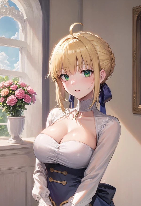 Waifu_elle's tweet photo. Saber from Fate/staynight https://t.co/MU6qZEnKUm