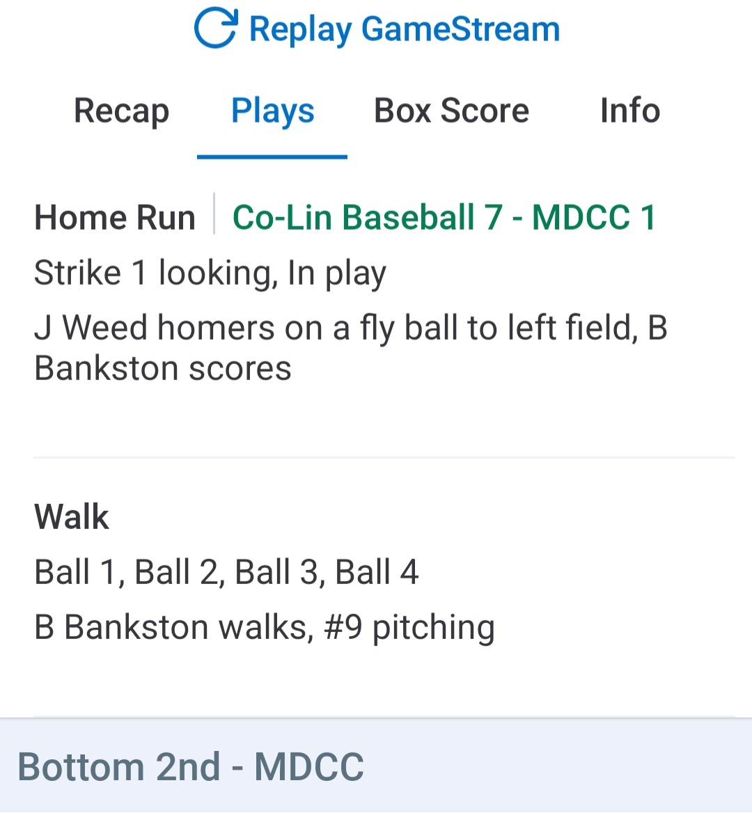 Copiah_Bsbl's tweet photo. Deja Vu?
I'm thinking we have seen this stat line before. Keep killing it gentlemen. It was an honor to watch you do it for the Colonels, and it's more of an honor to see you doing it at the next level. #colonelfamily https://t.co/InJOSM1ute