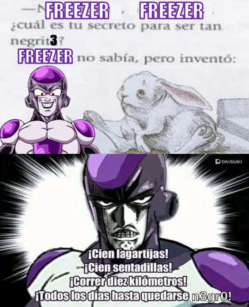 AlexOrocioG's tweet photo. El mejor fanfic de la historia. #Niñabonita #SEP #PacoElChato #BlackFrezzer #Frezzer #Memes #DragonBallSuperManga #DragonBallmemes #DragonBallSuper #Frieza https://t.co/xAEYGmI5FC