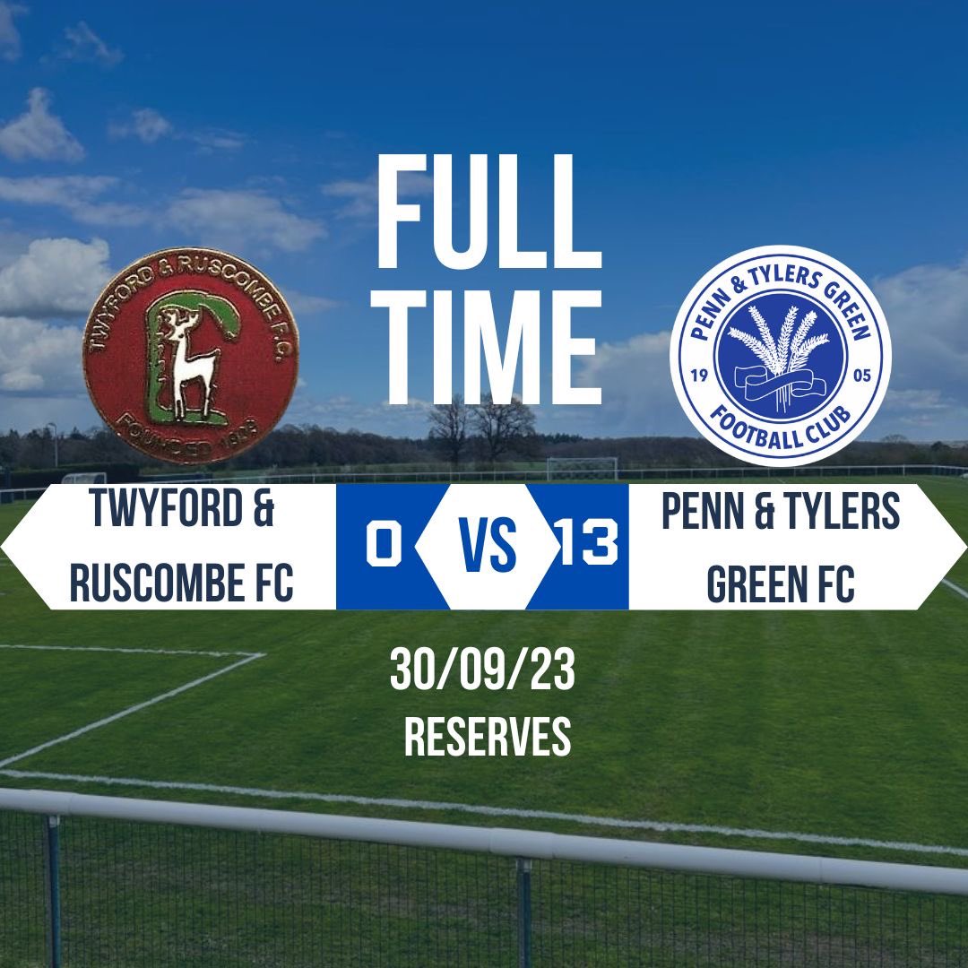 Great win for our reserves today against Twyford &amp; Ruscombe FC ⚽️💙 #wearepenn #pennandtylersgreenfc