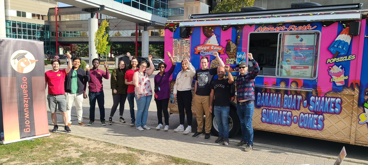 TAs and RAs at the University of Waterloo are forming a union. This is one of the last university in Canada without a union for contract academic workers. Check out @OrganizeUW for updates on future events like our ice cream event this week! @JoinCUPE @CUPEOUWCC #WhyNotWaterloo