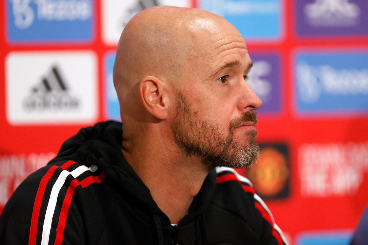 FabrizioRomano's tweet photo. 🔴 Ten Hag: “We conceded only three chances over the whole game - all three from set-plays”.

“Then I think we got in good positions and then made poor decisions. We’ve to blame ourselves”, told MUTV. https://t.co/F8dYSTsVrv