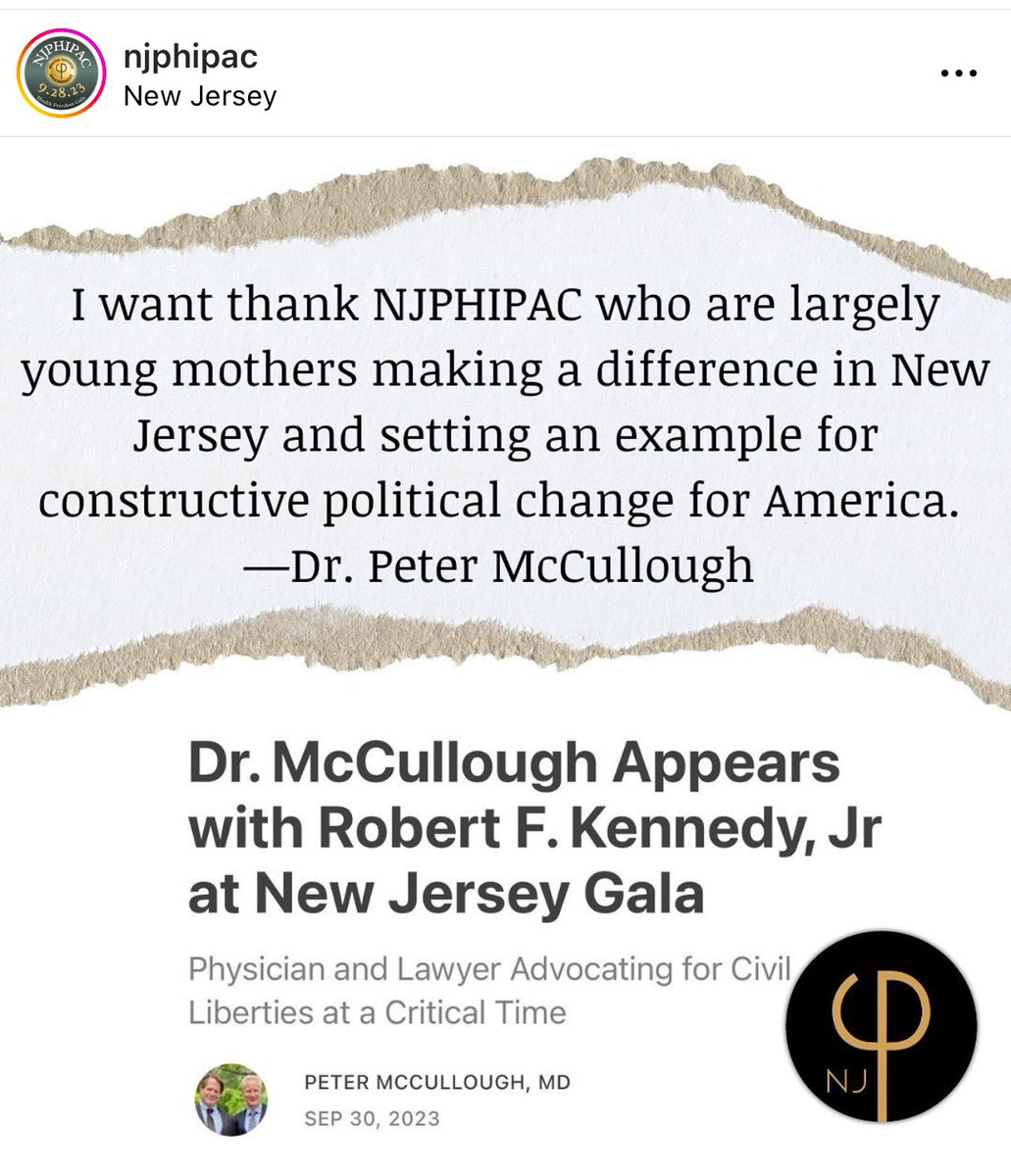 Way to go <a href="/NJPHIPAC/">NJ Public Health Innovation PAC</a>!

#NJPHIPAC
#HealthFreedomNJ