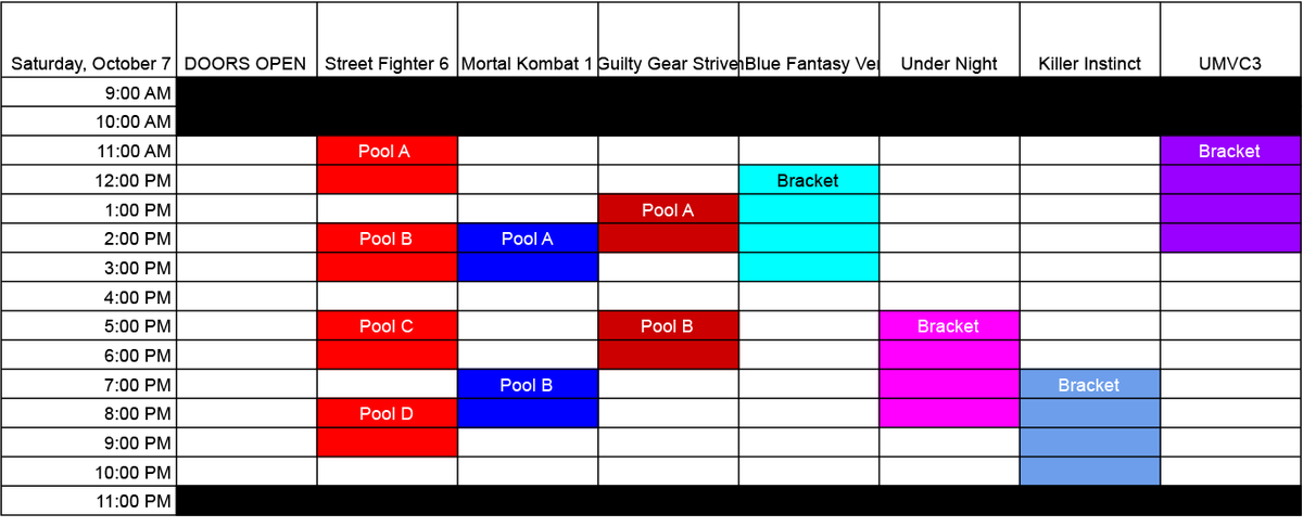 FullbareS's tweet photo. #FullBarLive2 players!  Here is what the schedule looks like for next week! Looking forward to seeing ya soon!

There is Still time!  Use CODE: ( LAGr ) to get $20 off on the Venue Fee!  

Mystery Game Tournament will be on Site sign up.

LINK: https://t.co/n8wMtxvknd https://t.co/e4HhZdQeQG