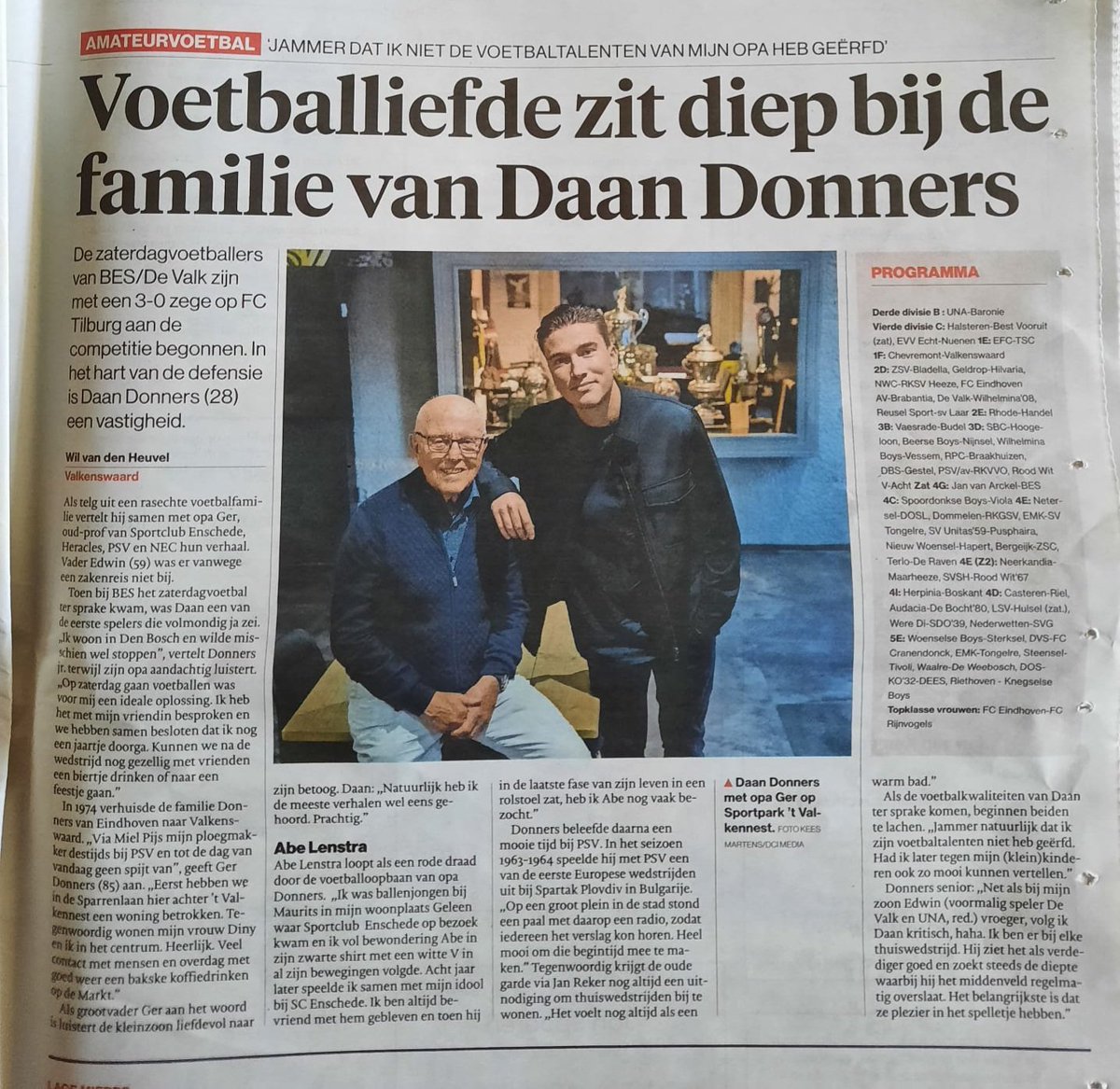 DeValk1909's tweet photo. Voetballiefde zit diep bij de familie van Daan Donners
#devalk #besdevalk #bes
🔴⚫️/🟡⚫️ https://t.co/TkhDbbNv1N