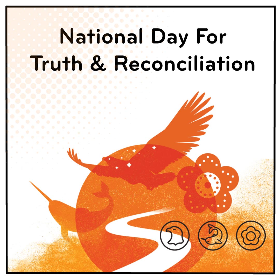 GeeksOnTheBeach's tweet photo. September 30th is National Day for Truth and Reconciliation. Today is a day to remember missing Indigenous children and their families who were forced apart and to honour the resilience of the survivors who have shared their truths.

Today, we wear orange for them. https://t.co/DqlWEhRyLF