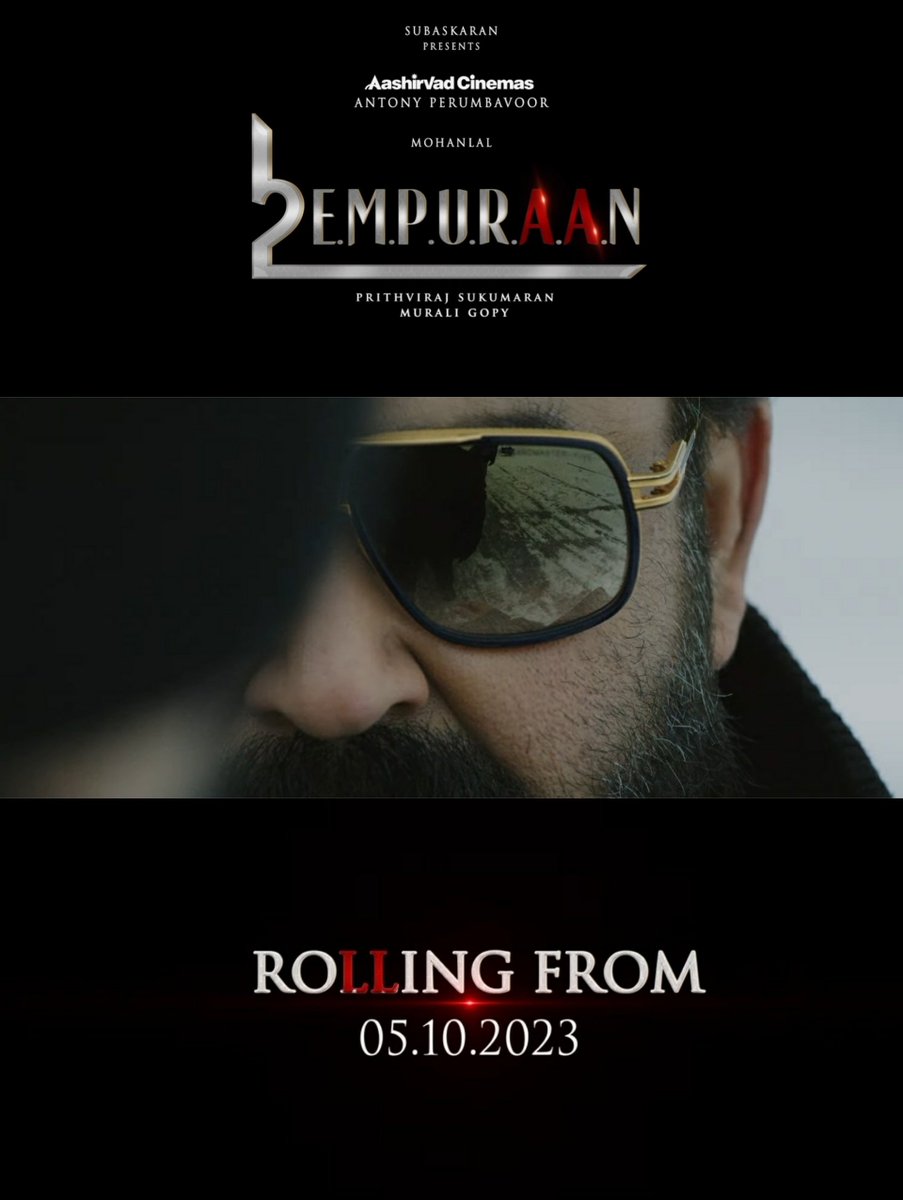 He Is Coming Back !!👀🔥
#L2E #Empuraan 🦉💥

#Mohanlal - #PrithvirajSukumaran -
#MuraliGopi ✍🏻 - #AashirwadCinemas