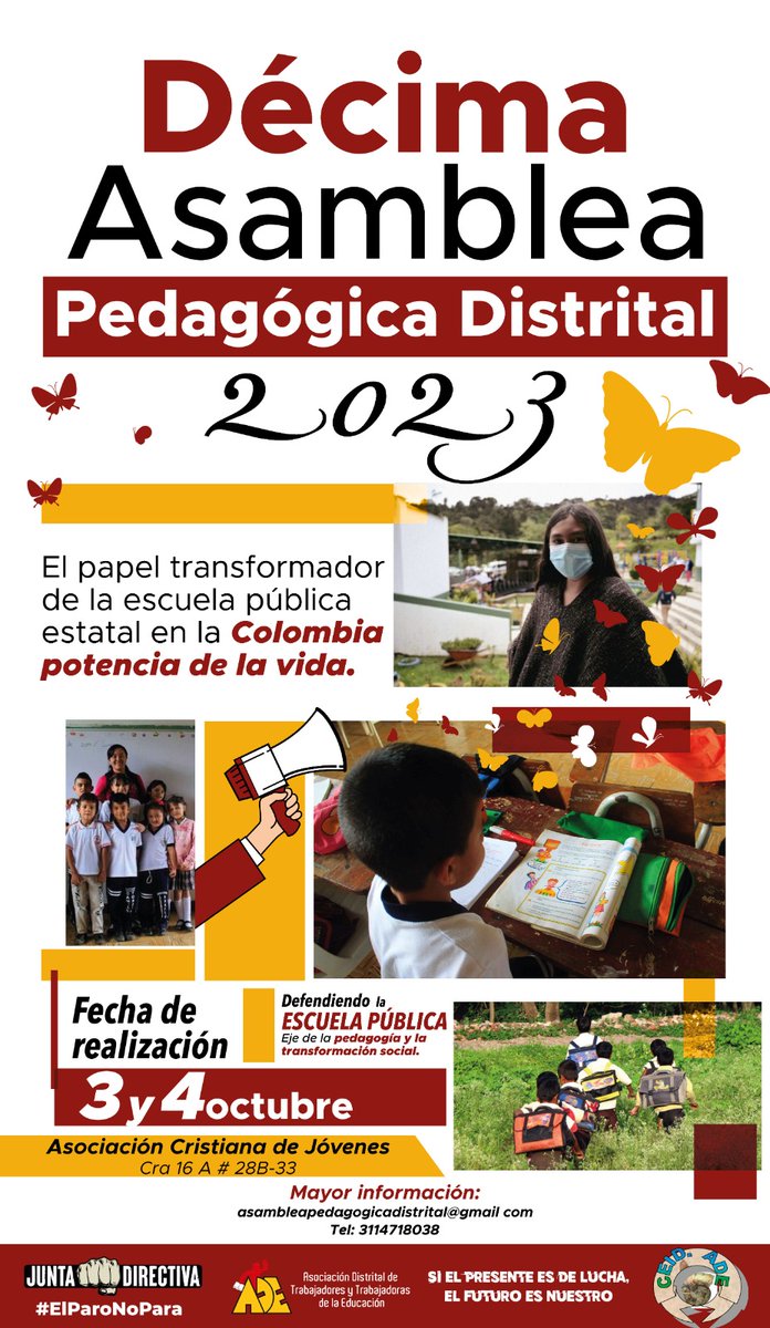 Jennifer_vi_de's tweet photo. Le exigimos a la @Educacionbogota  no torpedear los procesos de formación y encuentro docente negando la participación de 54 experiencias pedagógicas y más de 250 docentes @adebogota @fecode https://t.co/qriRVupraz