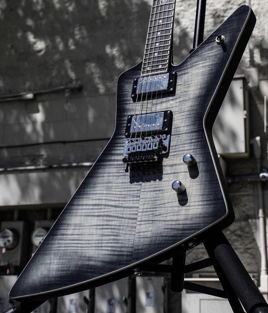 Check out this Ghost Horse Explorer with Floyd Rose shared by @guitarofthrones! Have a great weekend! #floydrose #floydrosetremolo