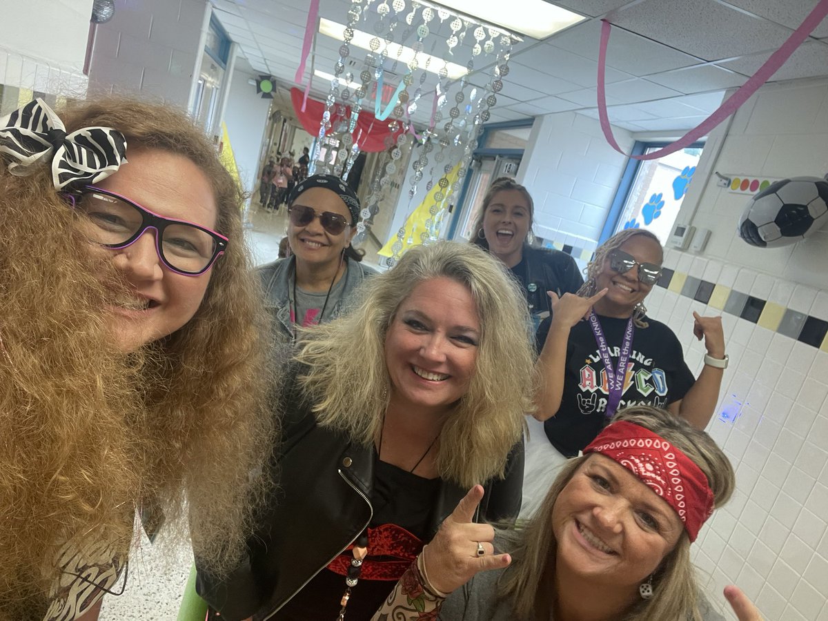 HeatherBrusso's tweet photo. Yesterday we flipped the script on learning an amped up student engagement by participating in #RockYourSchool day!  Our student (and staff) had a blast being Educational Rockstars! @drjcotton @cpschoolsva https://t.co/Vb4J4x3U4Z