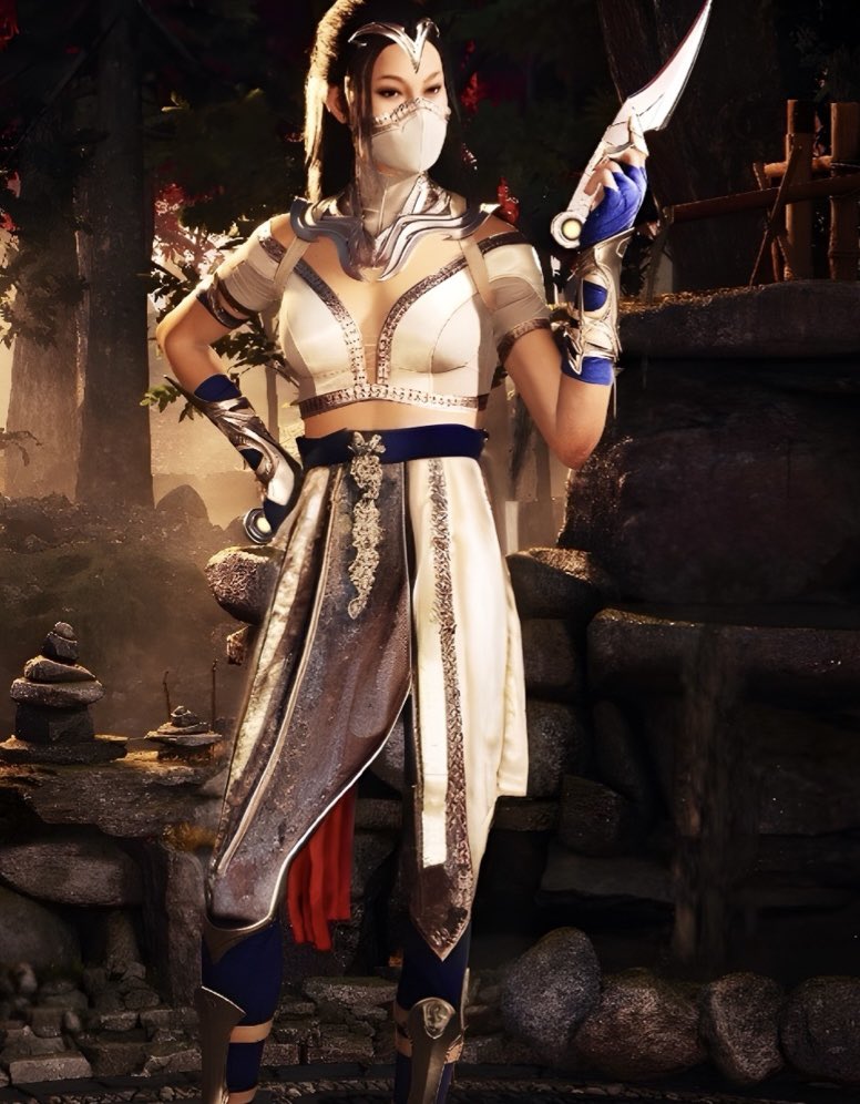 Why couldn’t we change the bottoms? I love this top for Kitana so much 😫here are some ideas #MK11 🤍🪭