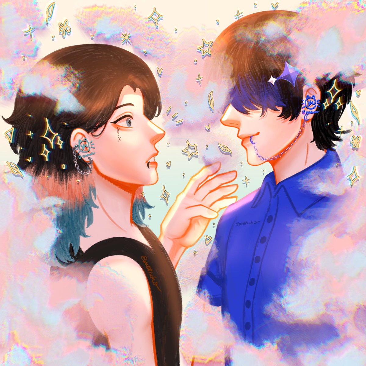 yc68neko's tweet photo. Inktober day 1 “Dream” with my ocs
#ocart #myocs #oc #og #digitalart https://t.co/dVYFU3lTZH