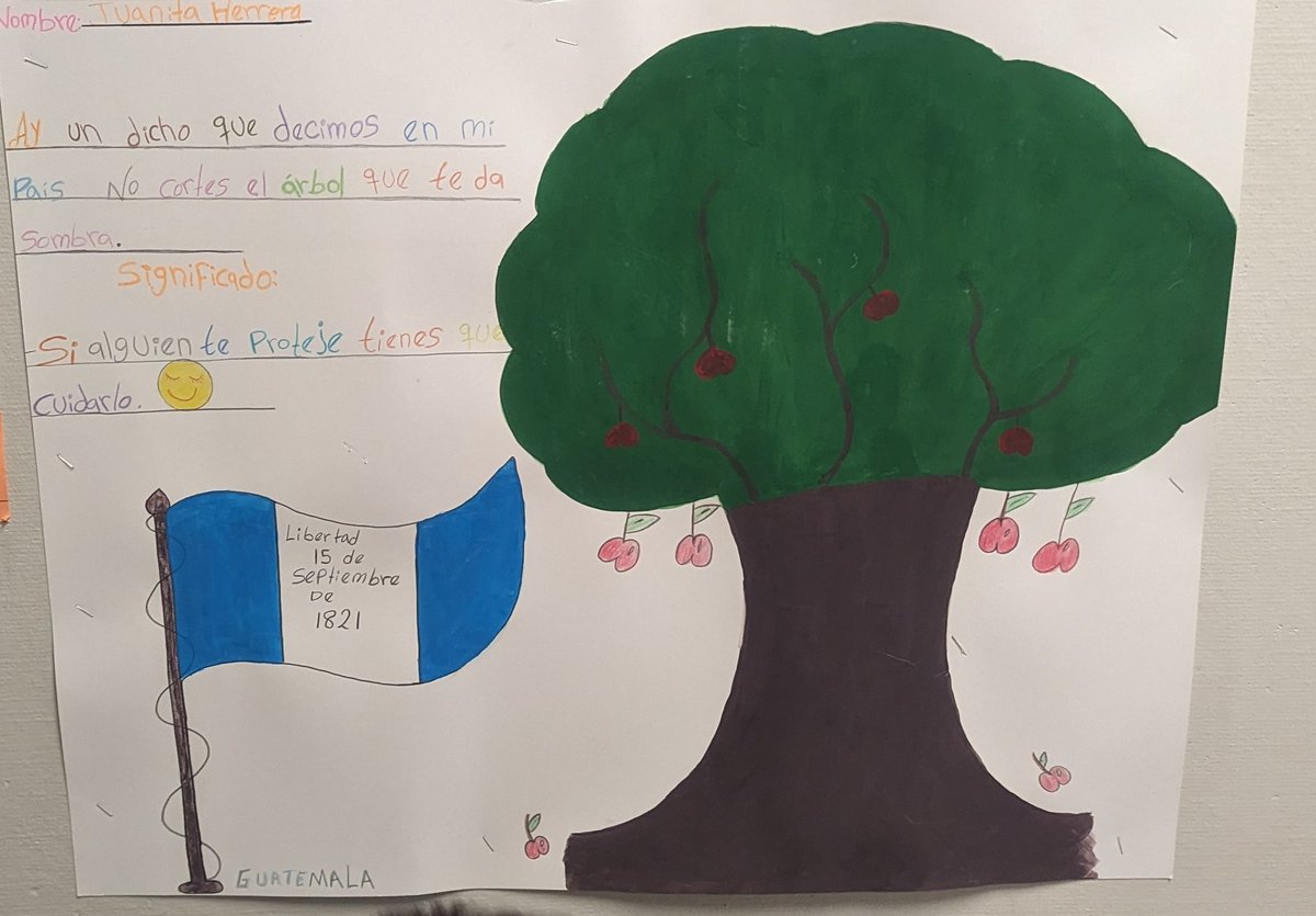 Celebrating Hispanic Heritage Month by asking families to share their favorite "dichos" or sayings. Check out these first grade beauties!  <a href="/saharacruz81/">Sarah Cruz</a> <a href="/DUALDENTON/">DUAL DENTON</a> <a href="/dentonisd/">Denton ISD</a> <a href="/BustaBren/">Brenda Bustamante</a> <a href="/jrobles_jose/">José</a>