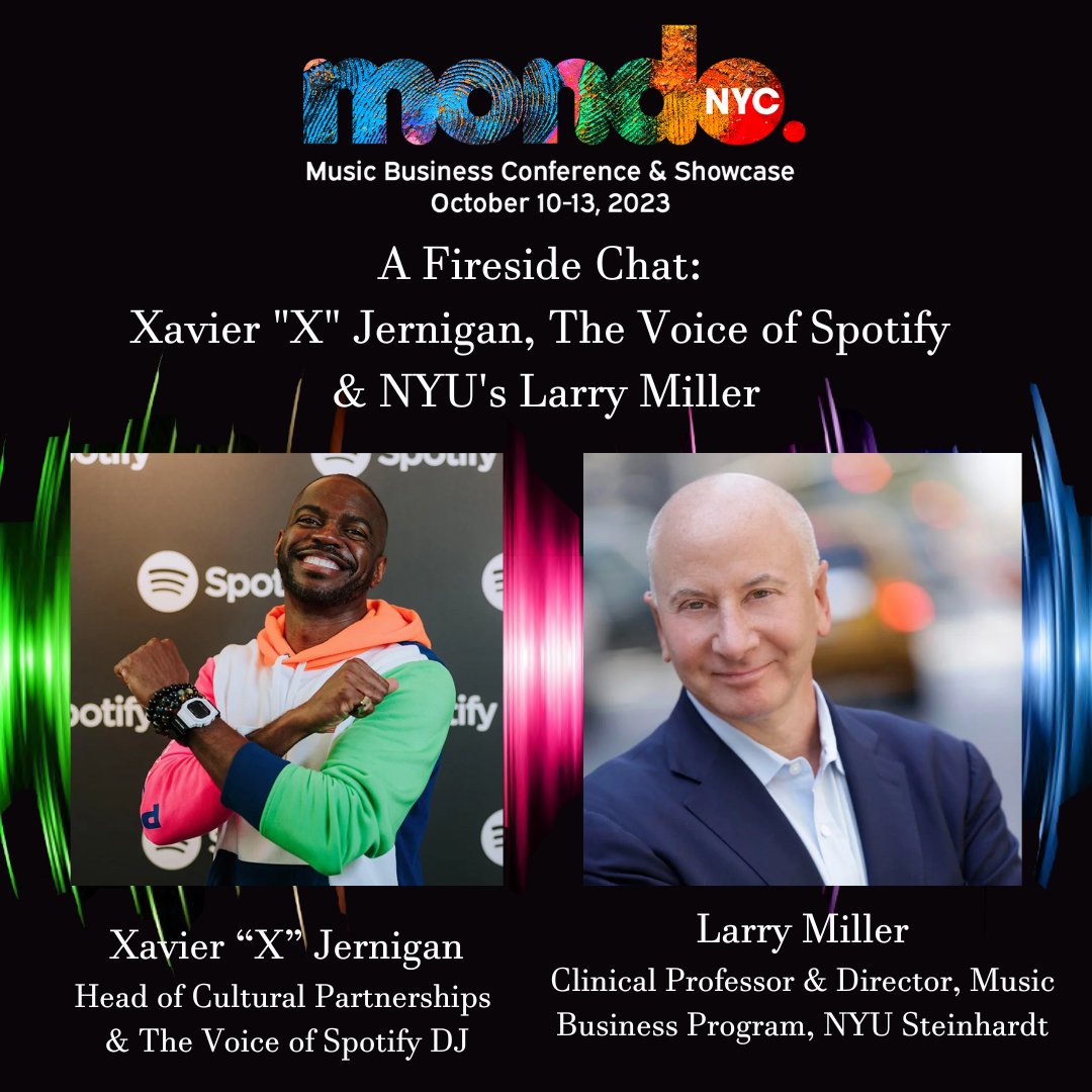 Join <a href="/XavierJernigan/">Xavier Jernigan</a> and me for the most fun Mondo fireside chat ever on Wednesday, October 11. Check out the whole program at mondo.nyc. It's all happening October 10 - 13 at the Williamsburg Hotel in BK.