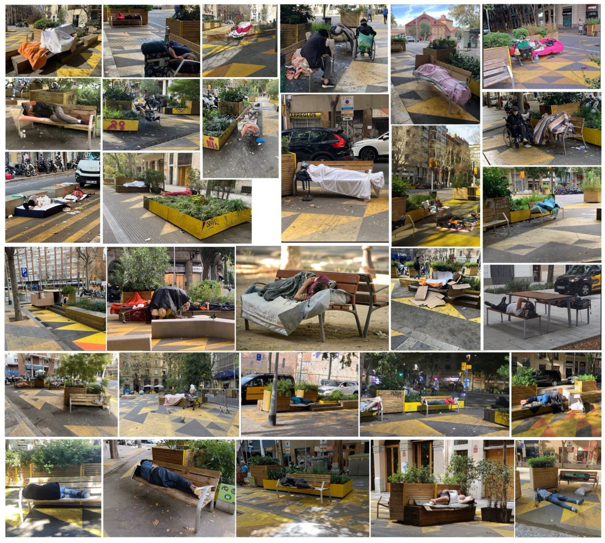 SOSSantAntoni's tweet image. En això s’han convertit les superilles tàctiques…
Son campings on acampar 24h, son lavabos públics on pixar i cagar, son narcozones on drogar-se i caure mig mort, son bars on emborratxar-se, son deixalleries…
📍Borrell/Campo Sagrado @JordiValls13
📸@Eduardo54812683