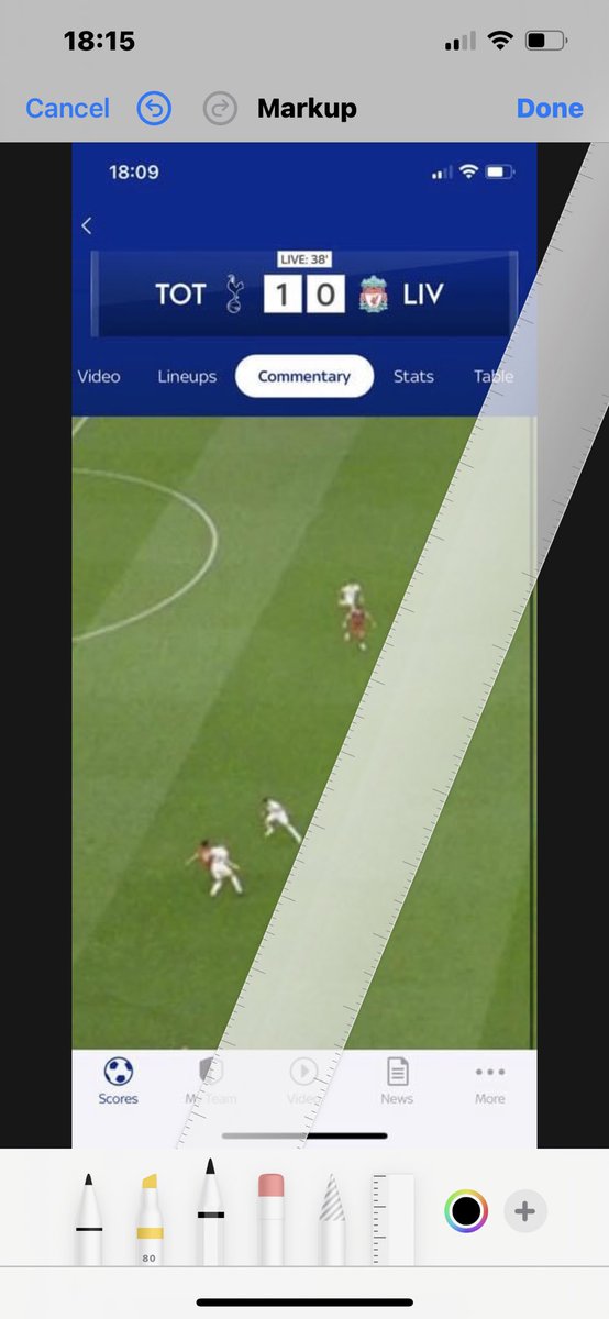JohnKing06's tweet photo. Offside apparently #TOTLIV https://t.co/4Ec3MxwlhS