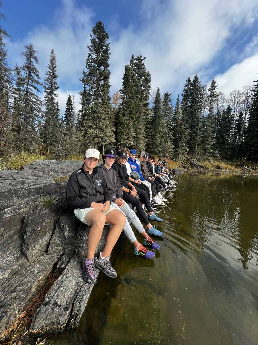 provlightning's tweet photo. The Lightning squad connect and ground themselves with nature this morning before they open up the Season tonight https://t.co/fLVVd2uGFE