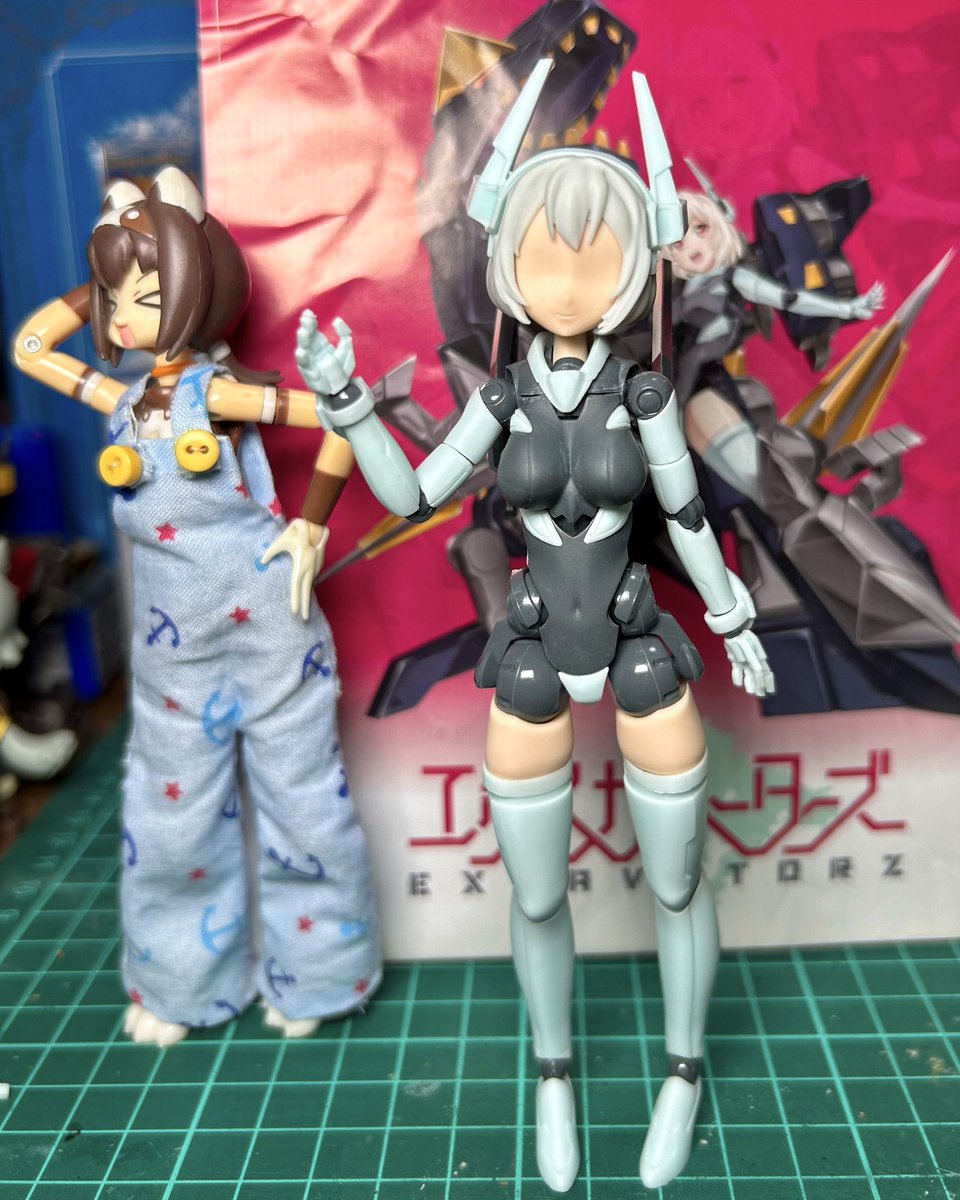 seisakuno_o's tweet photo. エクスカベーターズ1号ちゃん組めたす💡股関節が独特で可動がスゴい🤔
美プラに見えてもガレキだから…、綺麗に作る難易度高いし、売り手も買い手も色々と難しかっただろうな〜と思うよ😅 https://t.co/lLtHrBsZsT