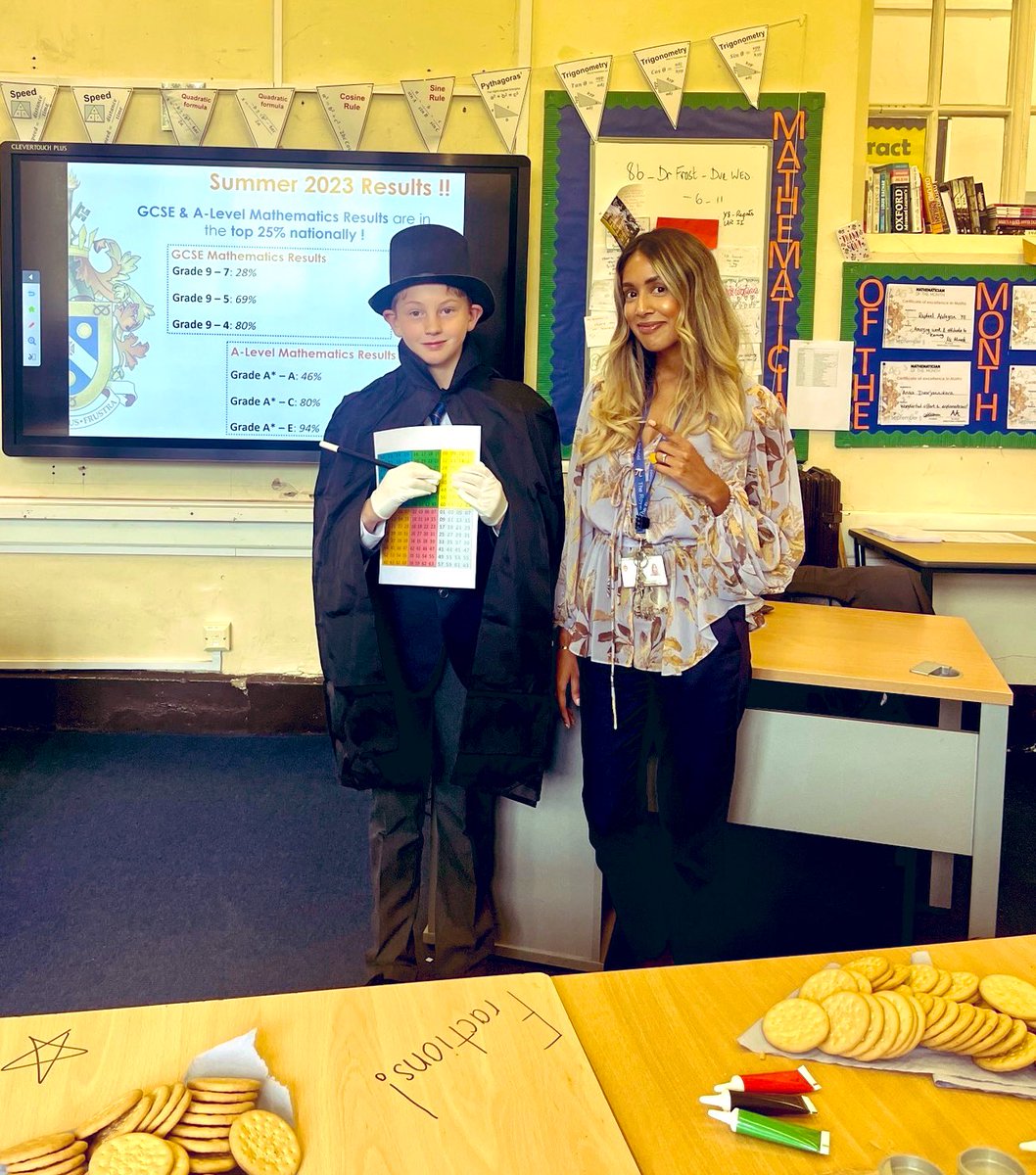 AminaAhmed25's tweet image. Y7 Open Day! The students loved the activities: Fraction biscuit, STEM building competition and read my mind by our talented math- magician! Parents were keen to hear about our results, additional maths qualifications & enrichment; aswell as our KS3 Mixed attainment provision!!