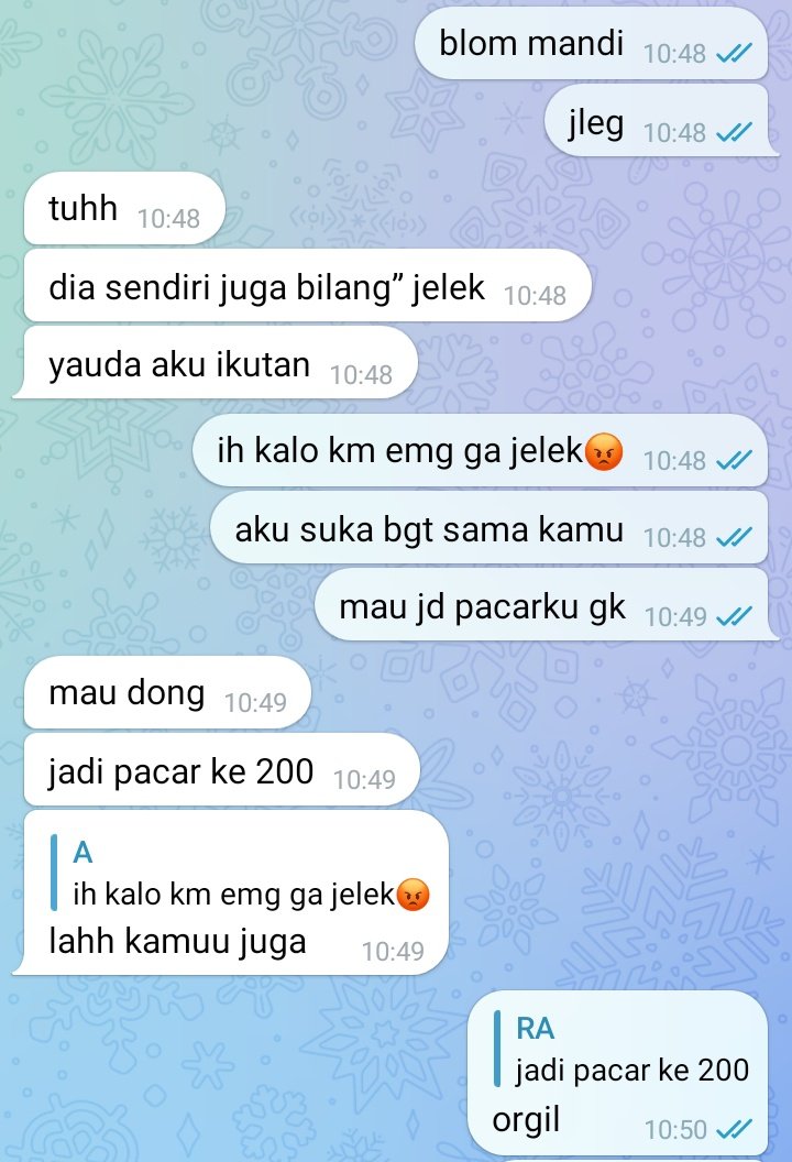 gegerubby's tweet photo. gada bedanya mau malem ato pagi jg tetep begini chatnya https://t.co/Jz3VkxN4pq