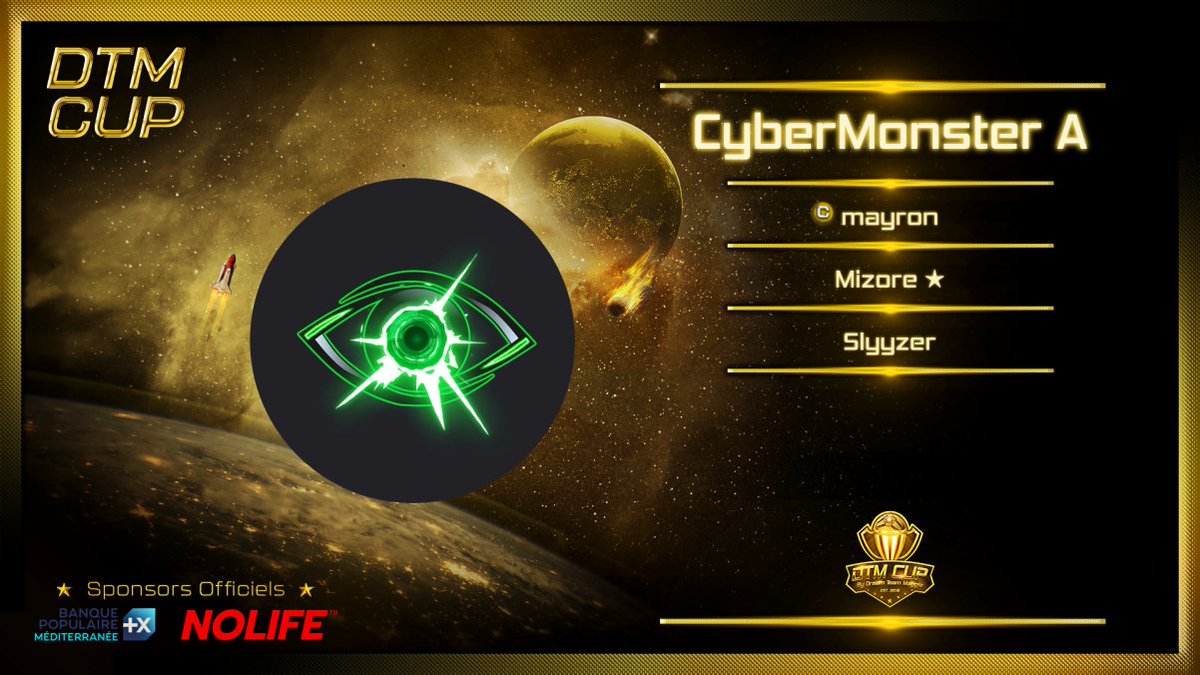 DreamTeamMaggle's tweet image. [𝟐𝟒/𝟑𝟐] - 𝐃𝐢𝐯𝐢𝐬𝐢𝐨𝐧 𝟏

Bienvenue à l'équipe @CbMonster #A qui intègre la #DTMCup2. Bonne chance à vous. ⚔️

🏆 discord.gg/stC8J2SY5J