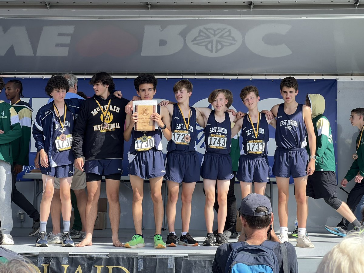 McQuaid Team Champs x 3 !
3 x Individual Champions as well… congrats Emilia, Luis &amp; Owen on a job well done! <a href="/ea_bluedevils/">EABlueDevils</a> <a href="/MileSplitNY/">MileSplit NY</a> <a href="/EastAuroraHSNY/">East Aurora High School</a> <a href="/EastAuroraBee/">East Aurora Bee</a>