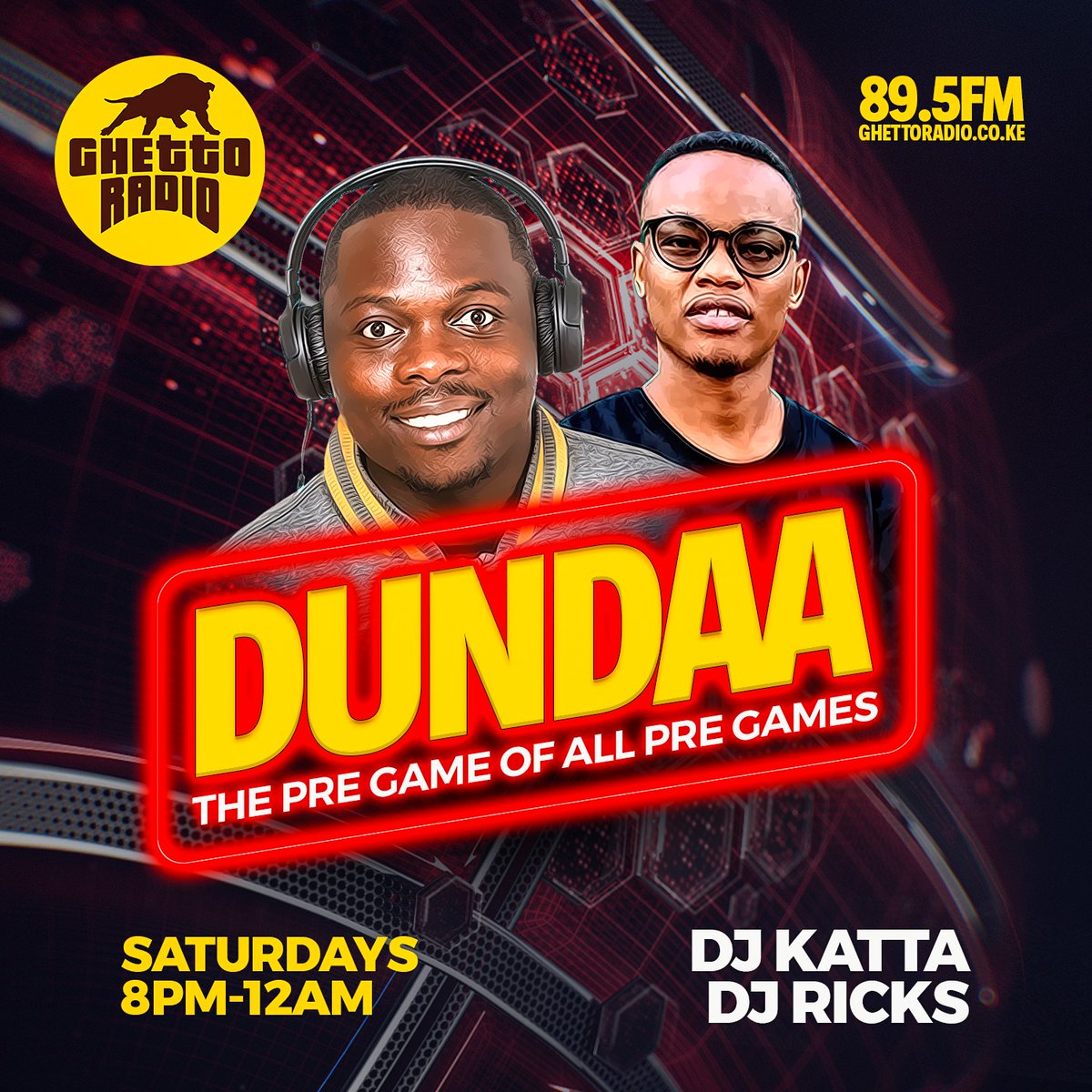 Its about that time !!!
Githaa ya kujiachilia till late courtesy of <a href="/deejaykatta/">EUGENE OJIAMBO SHIARE</a> alongside <a href="/DJRICKSKENYA/">djrickskenya</a> #Dundaa  
Pump up the volume !!!