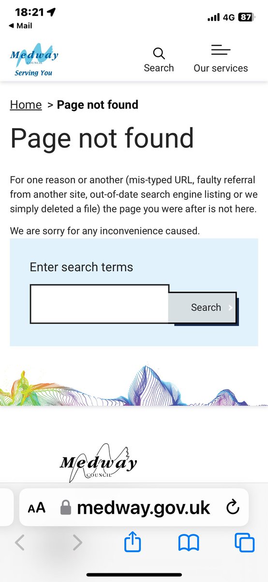 JoStacey's tweet photo. @medway_council there’s a typo in the link to log in to council tax accounts on my confirmation email, so it links to ‘Page not found’ … MyConcilTaxOnline - it misses the ‘u’ out of ‘Council’ https://t.co/ngX8ptg8Rq