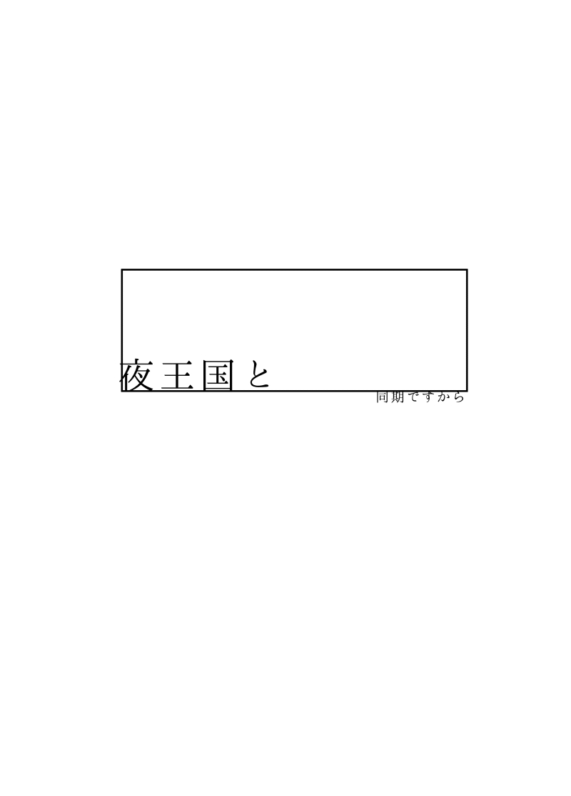 短編集より、夜王国と。

※少しだけミニボーイおります。
多分一番ギャグ寄り^^あの雰囲気が大好きすぎて中々漫画にはできていないんですけど…好きです🙏
例に漏れなくあと一枚ごさいます～ 