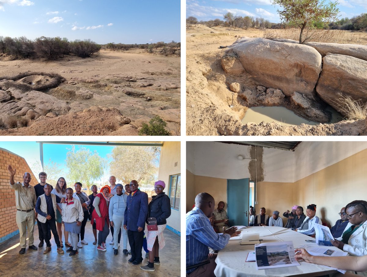 Back in the #Botswana #sand_rivers! ☀️🇧🇼☀️
The aim of this trip is to validate findings from study sites across Botswana and South Africa with people affected by #sand_mining and policymakers then co-develop work packages for a future proposal. 🗒️