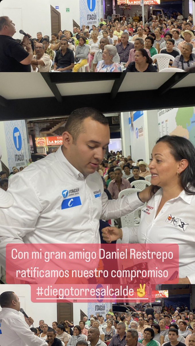 shirleyortizos2's tweet image. #itagüí dialogamos con el Dr.Daniel Restrepo nuestro amigo, las propuestas para nuestra ciudad y construir un #ItagüiParaTodos #diegotorresalcalde✌️ #mais #aico3 @DiegoTItagui @DanielRestrepoC