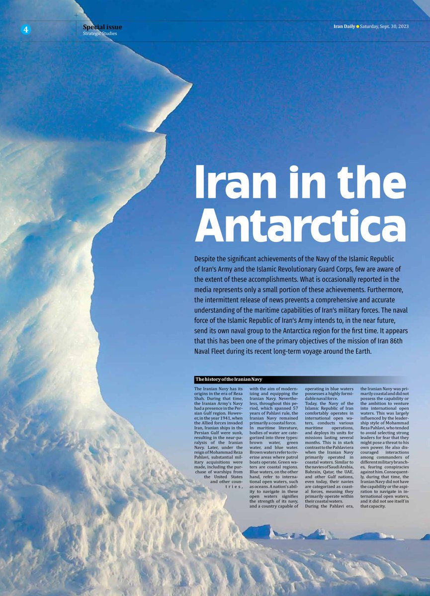 IranDailyWeb's tweet photo. Today, the #Navy of the #IslamicRepublic of #Iran comfortably operates in #international #openwaters, conducts various #maritime operations, and deploys its units for #missions lasting several months. https://t.co/mpLk03tUm2 https://t.co/9pPGyiqjpK