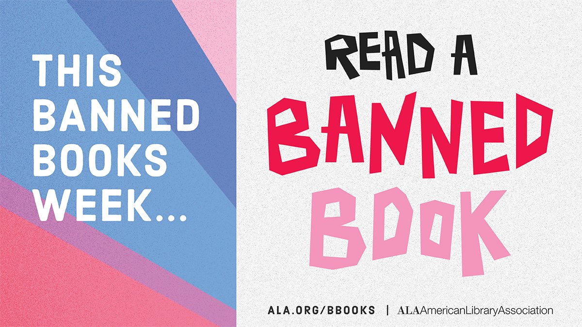 NYITLibrary's tweet photo. 🔥 This Thursday, Oct. 5, @nyitlibrary + @NewYorkTechCAS Humanities Dept. presents a #BannedBooksWeek Giveaway. 

Pick up a free copy of a recently banned book during free hour, 12:45-2:10 PM. Books titles will vary. Let freedom read! https://t.co/gTbaD5a8Tr @NYIT https://t.co/MJf3t3Nldg