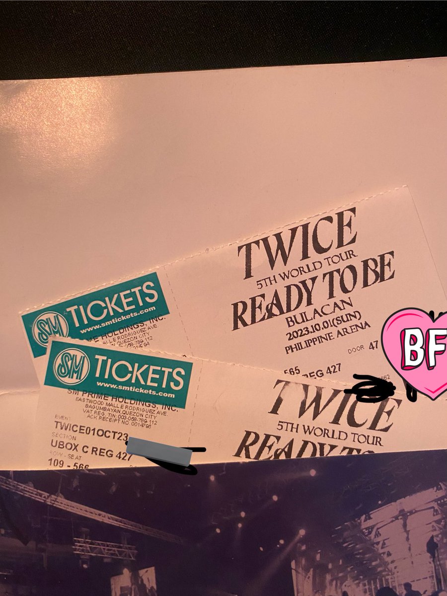 sojunyakult's tweet photo. received my RTB tix from @marengjendukie !! thank  you for the smooth transaction huhu worth it yung pag-aabang ko sa twitter🩷 https://t.co/z0bbwyt0of