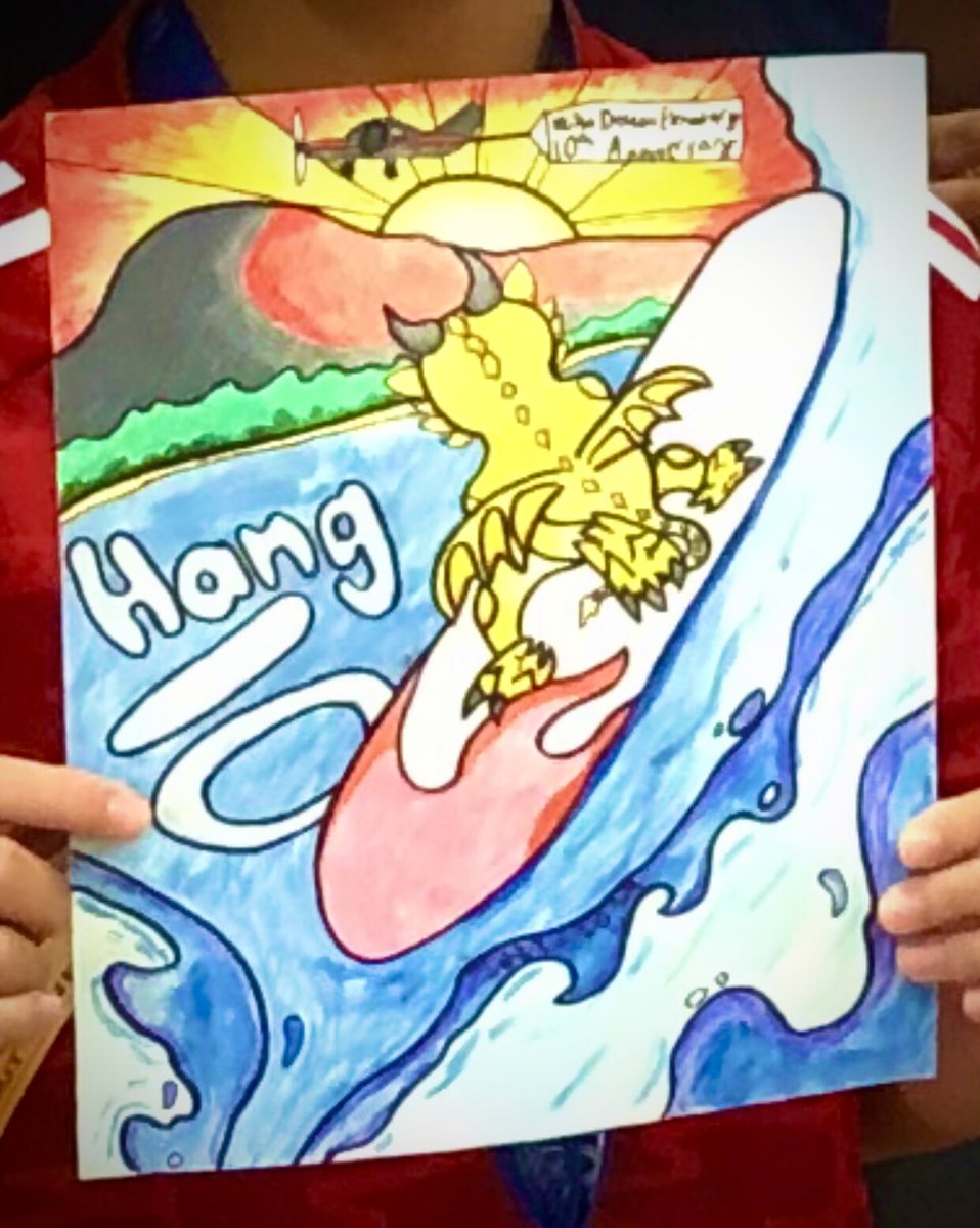 Celebrating our yearbook front cover winner for this year, Ryan T. We are so proud of all of our 5th grade students for participating &amp; trying their best every year. Congrats to all of our semi finalists too!🩷🎨🎉
#kdeart #kisdelemart #katyisd 
<a href="/fortenberryart/">Rachel Fortenberry</a> <a href="/KatyISDFineArts/">Katy ISD Fine Arts</a>