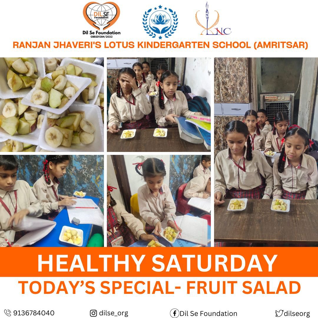 dilseorg's tweet photo. Savoring a Saturday full of health and happiness at Ranjan Jhaveri Lotus Kindergarten School! πππ
Today's special: a delightful fruit salad ! π₯π
#HealthySaturday #FruitfulLearning
#SchoolTreats #WeekendDelights #ranjanjhaverislotuskindergartenschool #school https://t.co/hJofcXWuPx