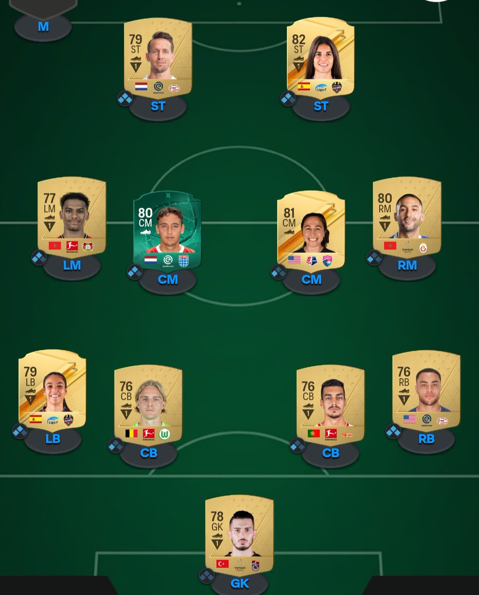 TradingEi's tweet photo. Combining Objectives🔥🔥🔥

You can complete the following Objectives all together in 10 Matches:

Liga F🇪🇸 Foundations
➡️ you need 2 Liga F players

Eredivisie🇳🇱 Foundations
➡️ you need 2 players from Eredivisie

Super Lig🇹🇷 Foundations
➡️ you need 2 players from Super Lig

RTTK Reyna🇺🇸
➡️ you need 3 players from Bundesliga and 1 from USA

Your active Evolution Player

The squad on the image is only an example!

If you use a player like Dest (Eredivisie + USA), you have a spot for a random player of your choice👌🏻

If you play Squad Battles, make sure to play on semi-pro or higher!

💚+🔁 appreciated
Make sure to Follow😎