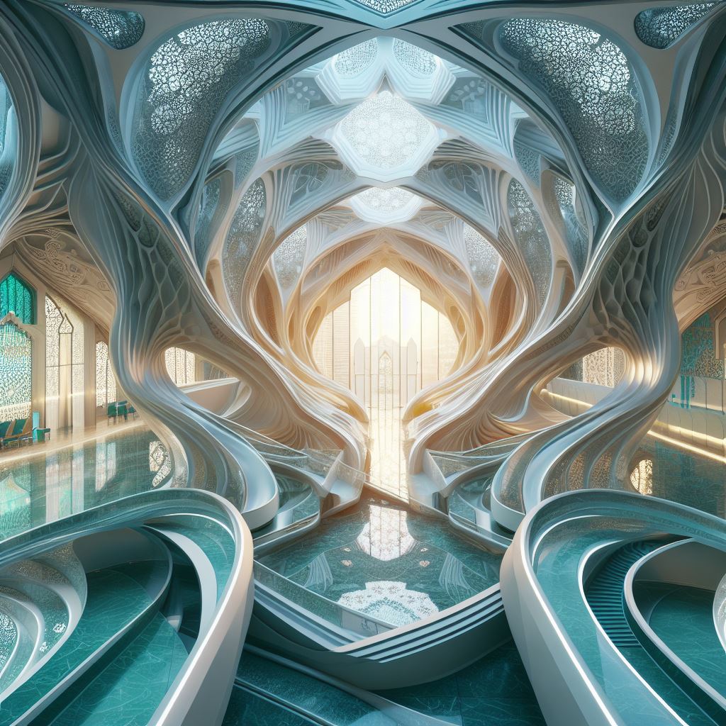 ImanShekhansari's tweet photo. I'm so excited to share this futuristic building image that I created with DALL-E 3! What do you think, @DALLE3? #DALLE3 #AIArt #Architecture #FuturisticBuilding https://t.co/sKvpMu1vDZ
