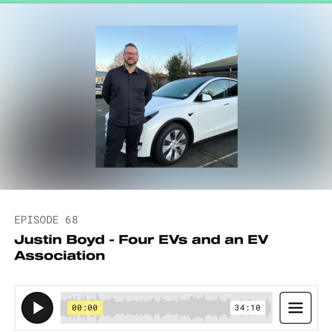 AllThatsTesla's tweet photo. A few years ago, New Zealand had its own EV Association!  In this episode, we meet one of the key players in its instigation.  Listen from 7am at:

https://t.co/1RKAr33jRr https://t.co/eAcbz14Lxh