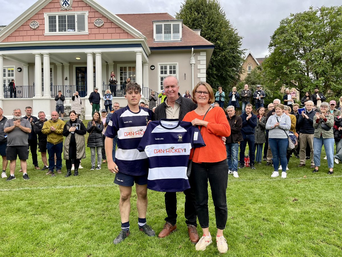BrisSchRugbyU's tweet photo. BSRU U18s fixture v @ccolsport 2nd XV. Many thanks to @Tuvs for presenting the trophy and the Hickey family for sponsoring the programme and hosting the post game refreshments. https://t.co/5mf18wWm9k