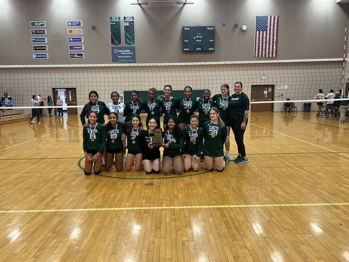 FCVAthletics's tweet photo. Great day to be a Wildcat! 8th grade Volleyball are MIIC Champs! https://t.co/ybESMbXOJ6