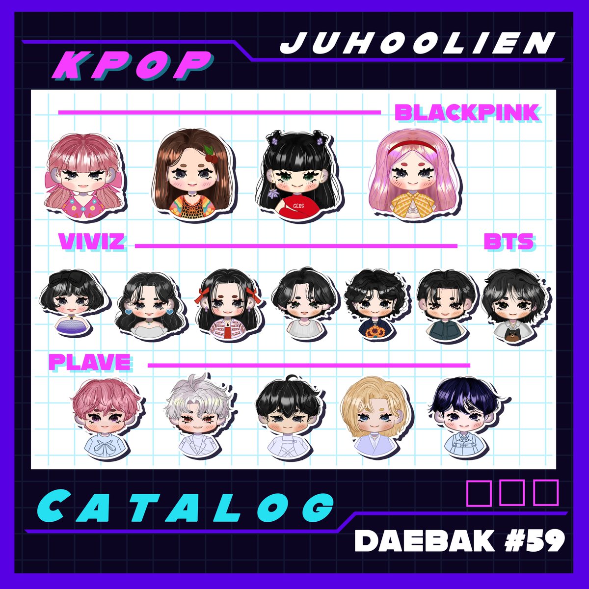 juhoolien's tweet photo. 👾 BLIP BLIP  👾
 Here's Juhoolien catalog for Daebak Year 2! Please drop by our booth UwU   

🐧Table 59 
📅October 1, 2023 | 10am to 8pm
📍Whitespace Manila 

#daebak2023 #daebakph #daebakyear2 https://t.co/UNk8d79U5D