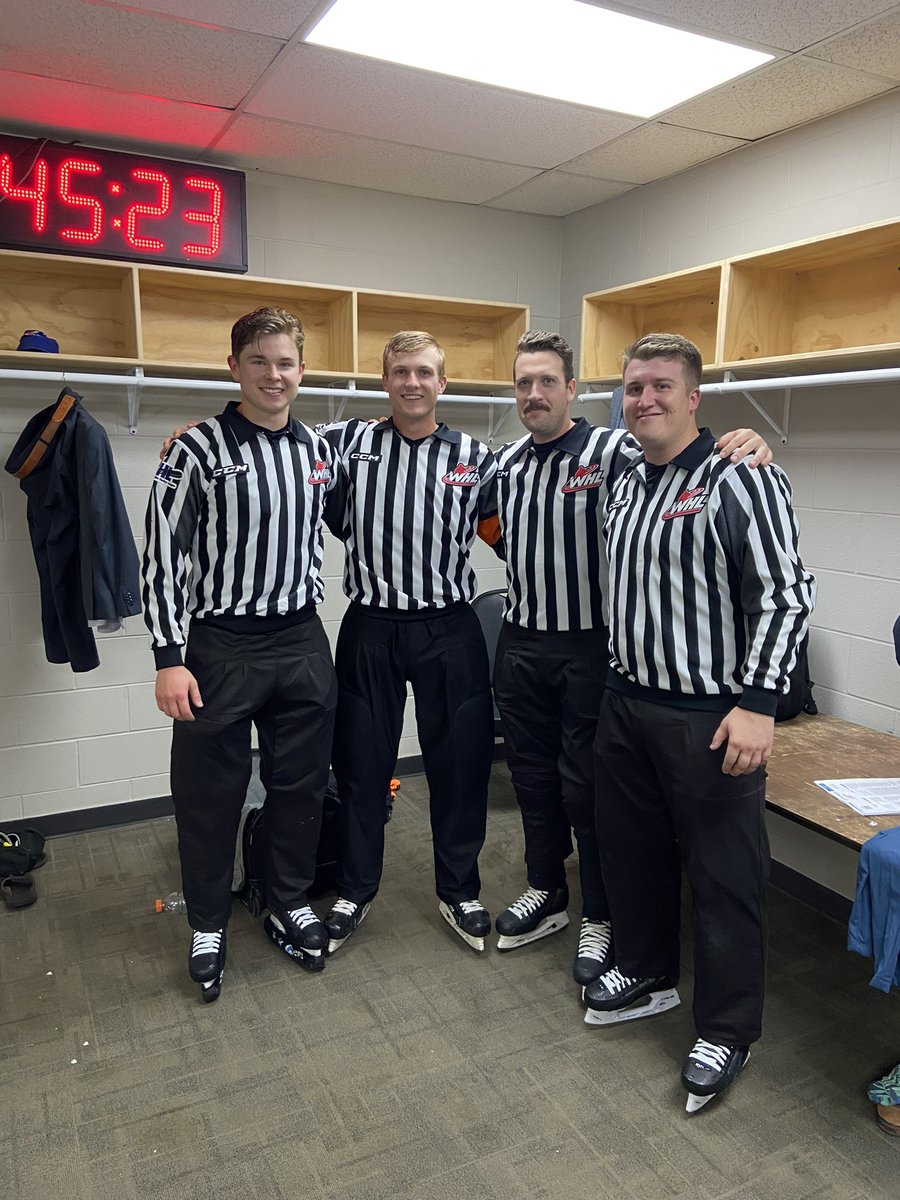 Congratulations to Jacob Hicks who skated his first WHL game last night in Red Deer.