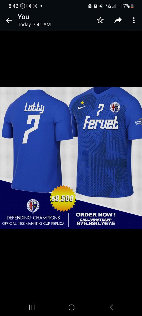 Official 2023 Defending Champions Manning Cup Replica for sale !

Order and customize yours today!
Whatsapp 876.990.7675 

Pre-order ONLY by Tuesday, October  3rd.