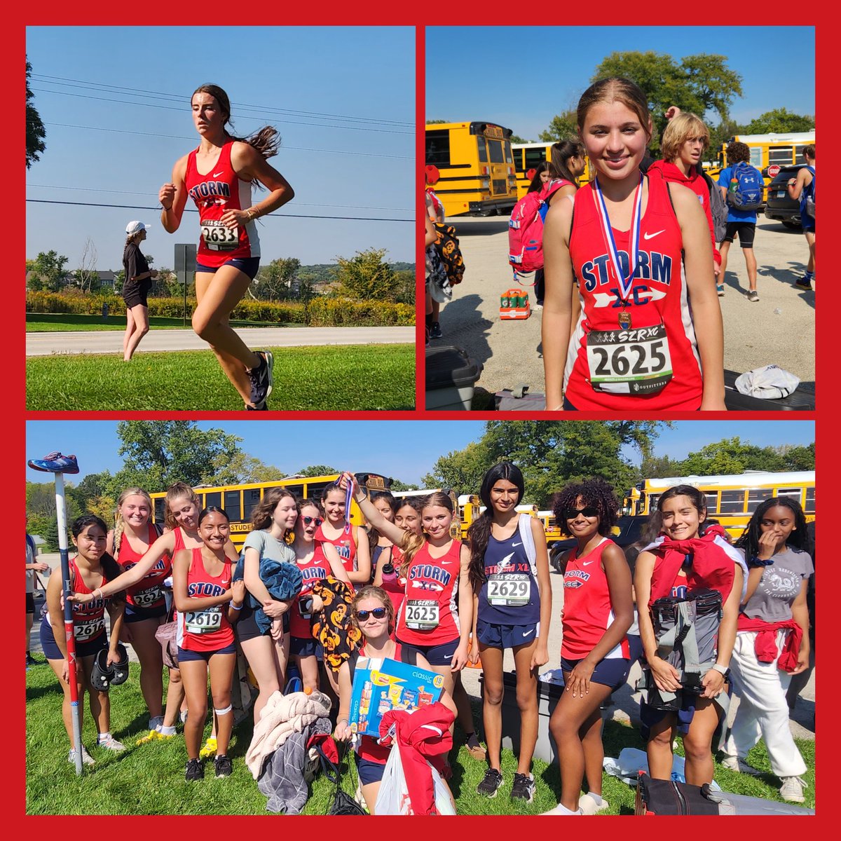 Congrats all SE XC runners today and Congrats Jenna 17th place finish and Jade for 8th place finish today at St. Charles North Invite! So proud of our team sportsmanship today! XC girls are the best! 
#sexc #girlsxc #rollstorm #thisishowweroll #leroyoakes