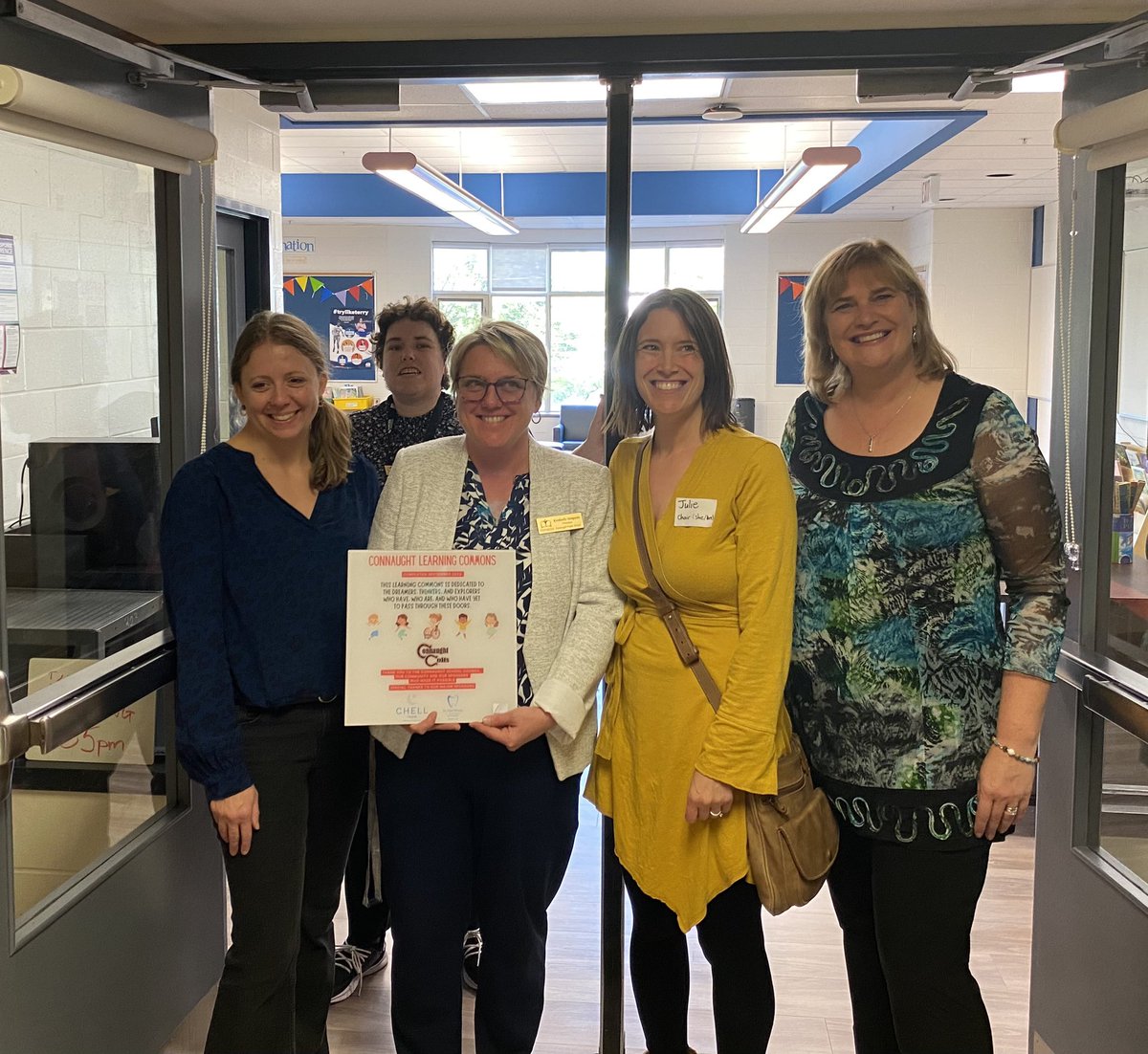 Meet the Teacher night was a huge hit! Not only did we have the chance to connect with many families, but we also had our big ribbon cutting for our Learning Commons. Thank you to @Connaughtpsc and our amazing sponsors for your leadership and support.