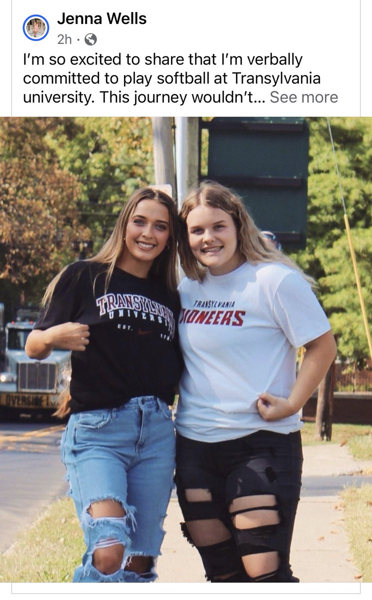 wrath_w's tweet photo. Another Wrath girl committed.  

Great work Jenna Wells. @TransySoftball is lucky to have you. https://t.co/LCObejDZSl